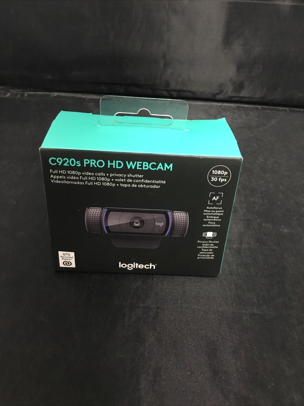 Authentic Logitech C920s Pro HD 1080p Webcam w/ Privacy Shutter (960-001257)