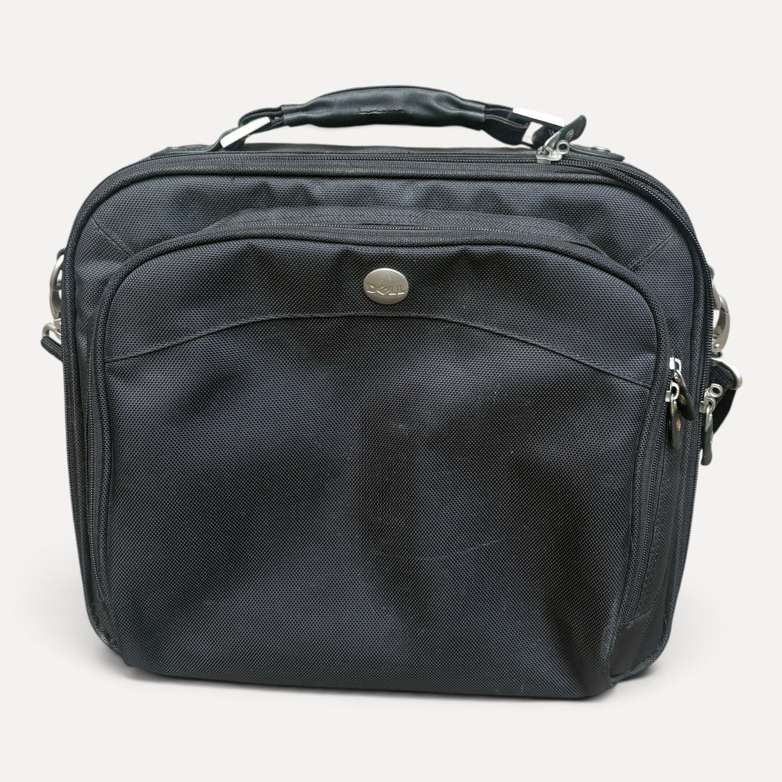 Dell Black Padded Laptop Computer Bag Briefcase Shoulder Strap Carrying Case