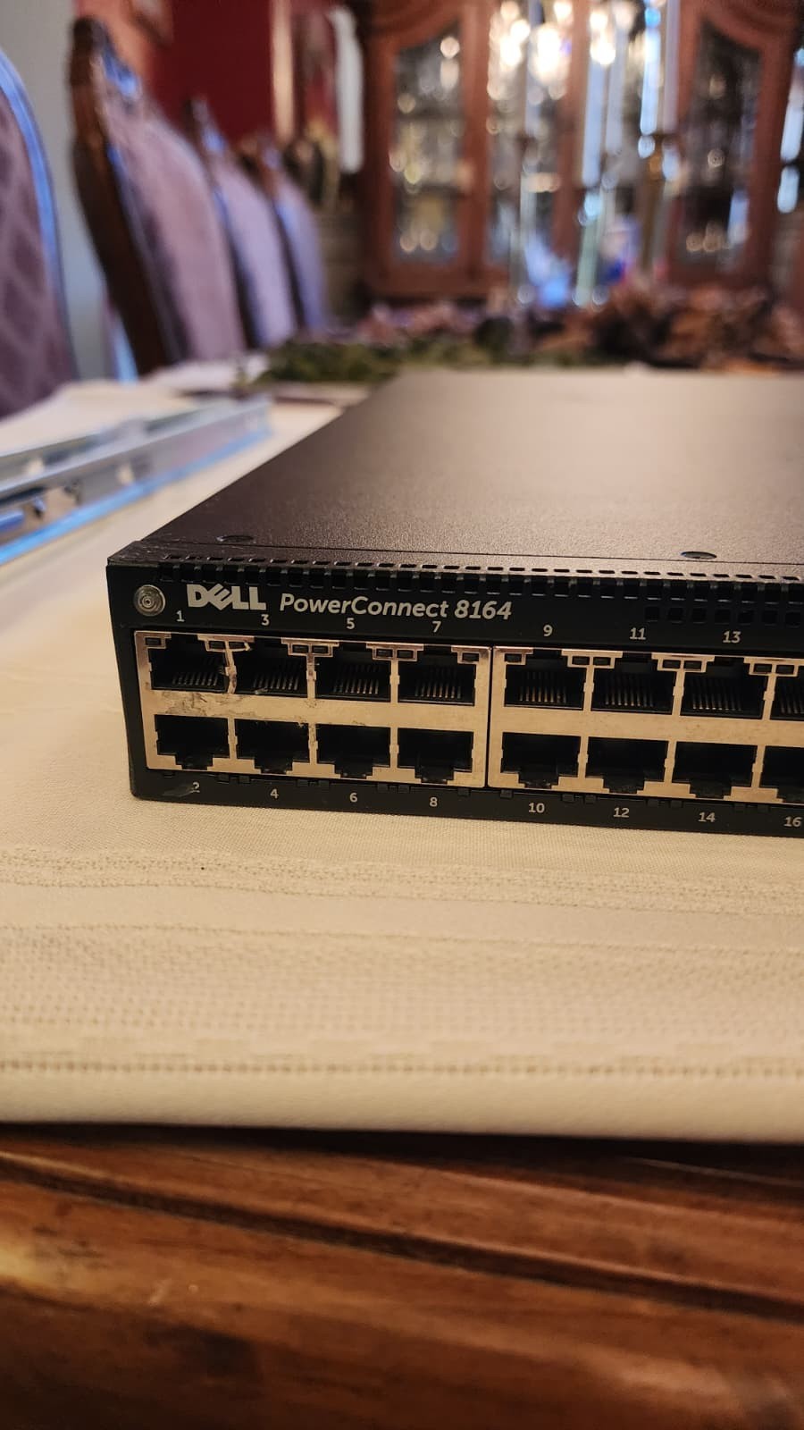Dell PowerConnect 8164 48-Port 10GbE SFP+ / 2-Port 40GbE QSFP+ Switch w/2x PS