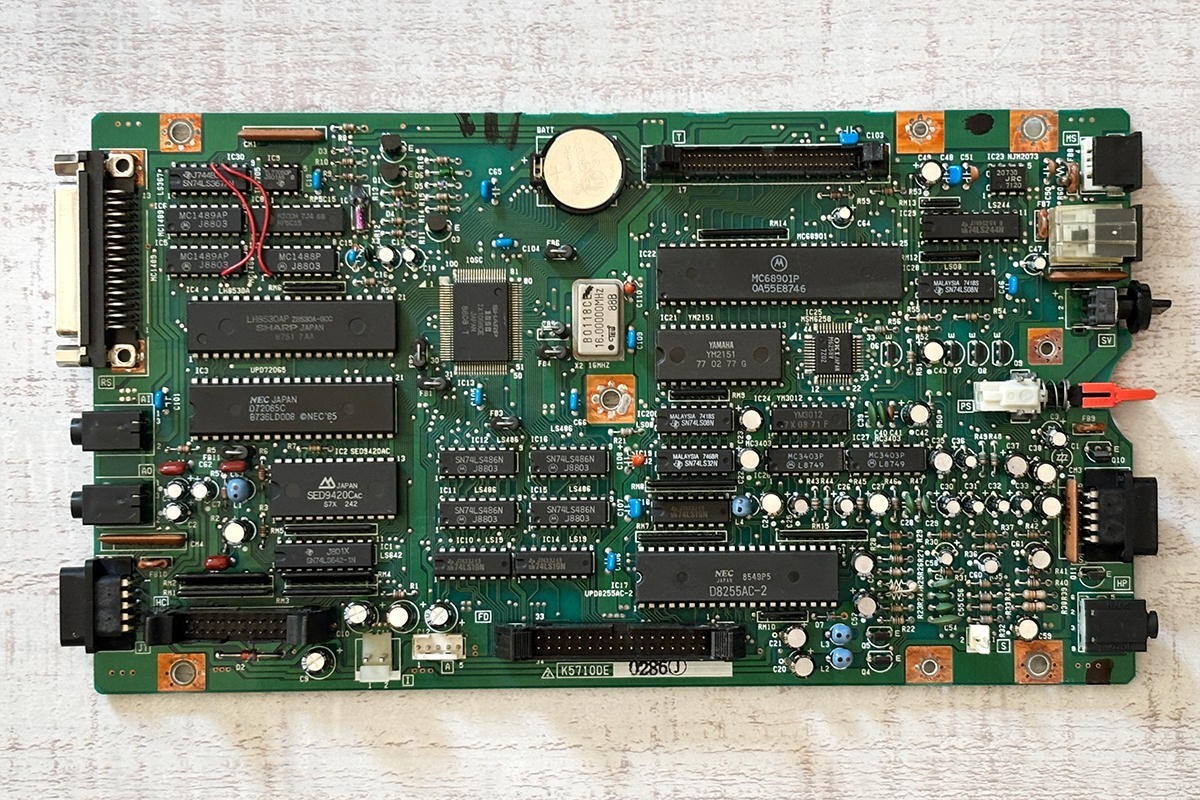 SHARP X68000 ACE CZ-601C CZ-611C Control Board Maintained Tested Working