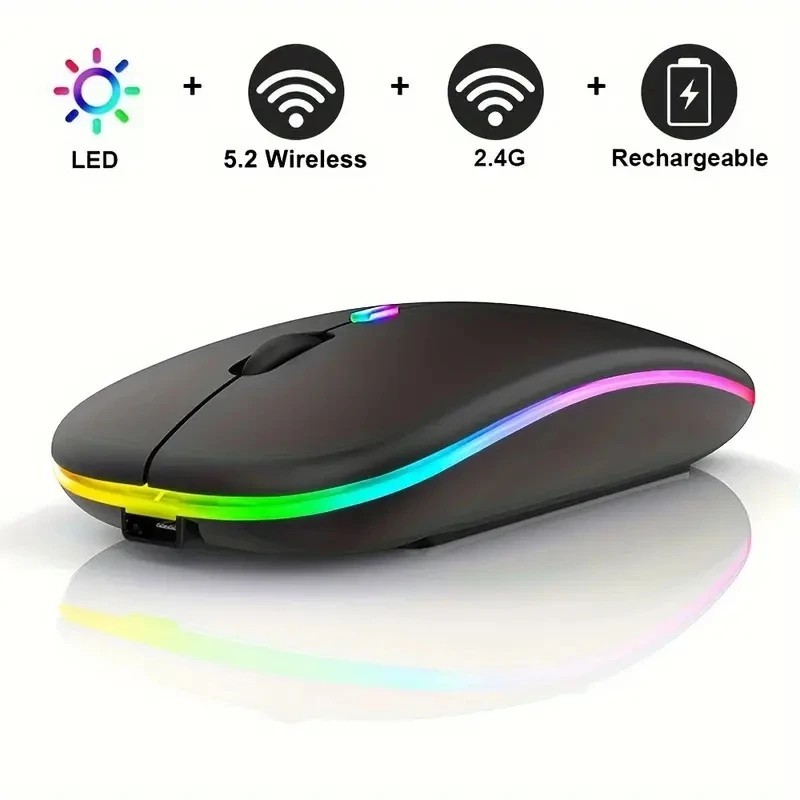 Nexurion Wireless Mouse for Laptop & PC, Bluetooth, Rechargeable