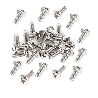  40 Pieces VESA Computer TV LCD Monitor Stand Bracket Mounting Screw M4x10mm 