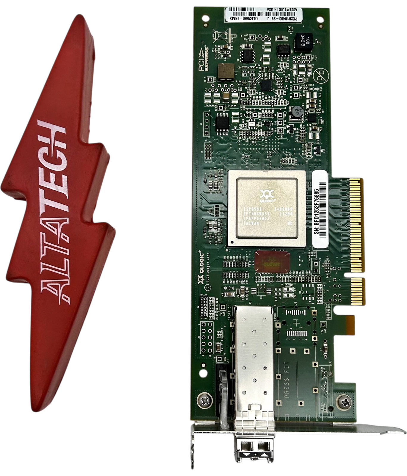 IBM 42D0507 QLOGIC 8GB PCIE Sing Port Fibre Channel HBA