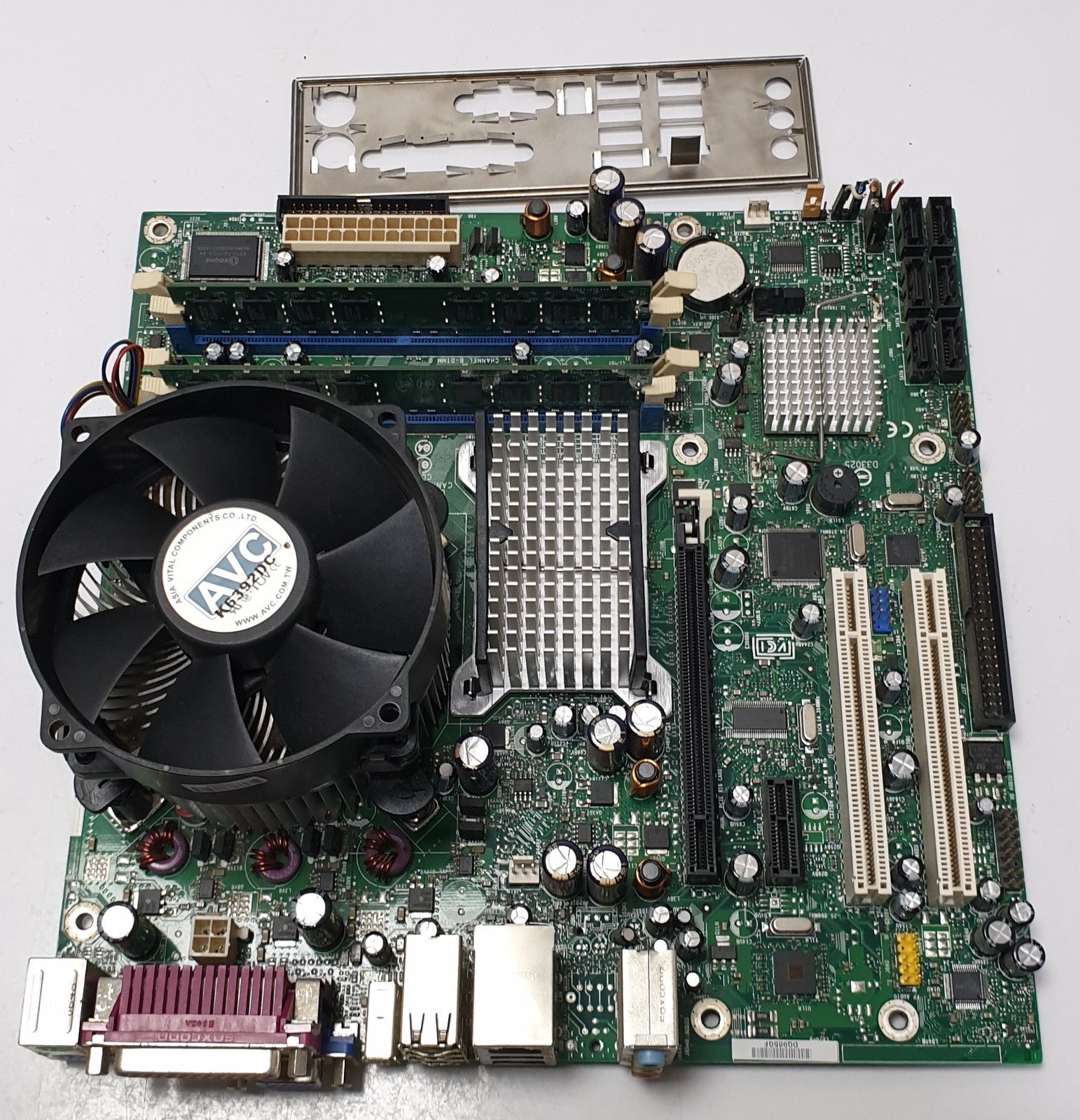 Intel Retro 775 ATX Motherboard DQ965GF Motherboard C2D 6300 DDR3 4GB Tested