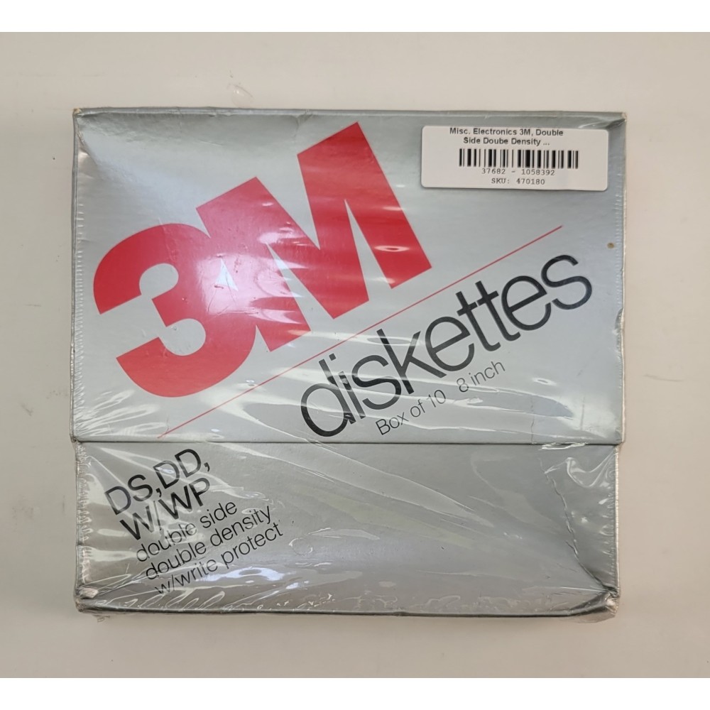 Box of 10 3M Double Side Doube Density Diskettes - New