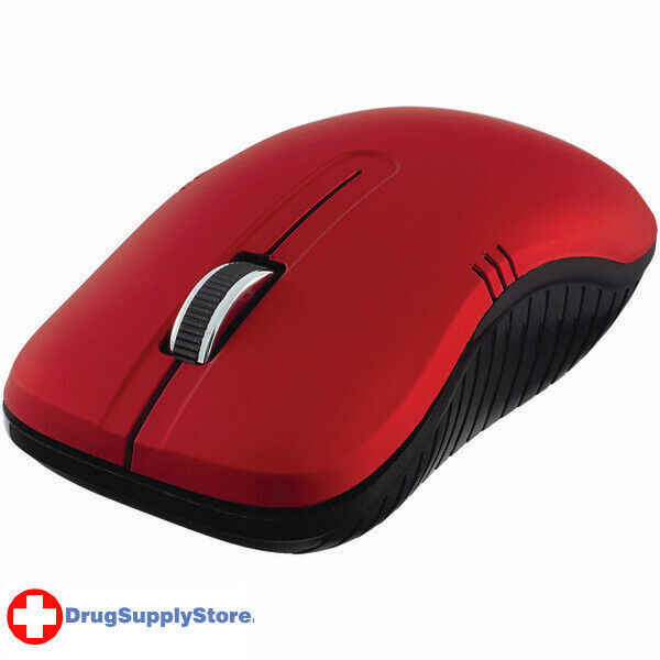 PE Commuter Series Wireless Notebook Optical Mouse (Matte Red)