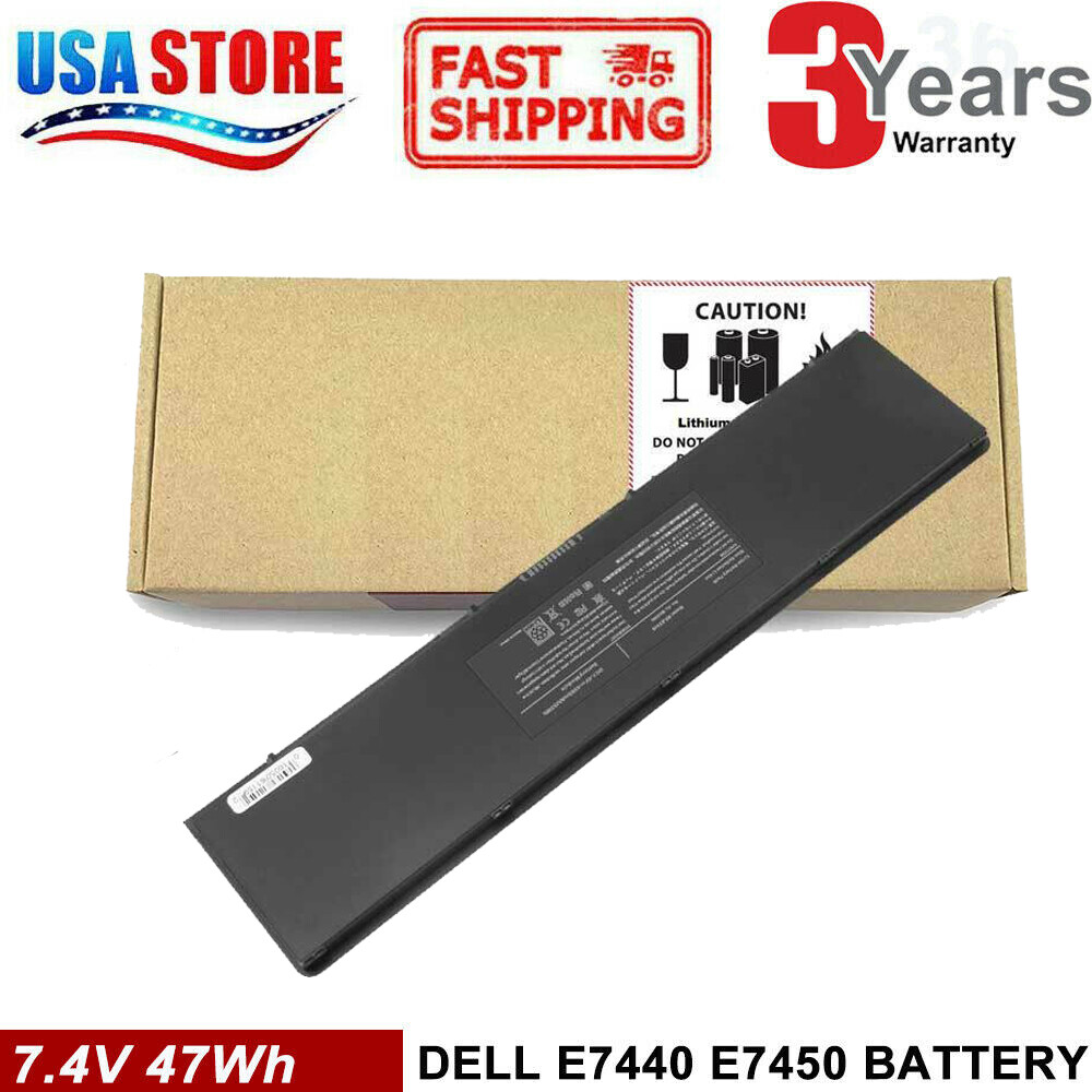 47WH 3RNFD Battery For Dell Latitude E7440 E7450 E7420 34GKR PFXCR HJ8KP 7.4V