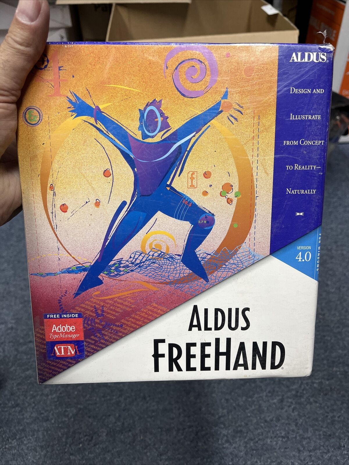  Vintage Early 1990s Software- Aldus FreeHand Version 3.11 For Windows