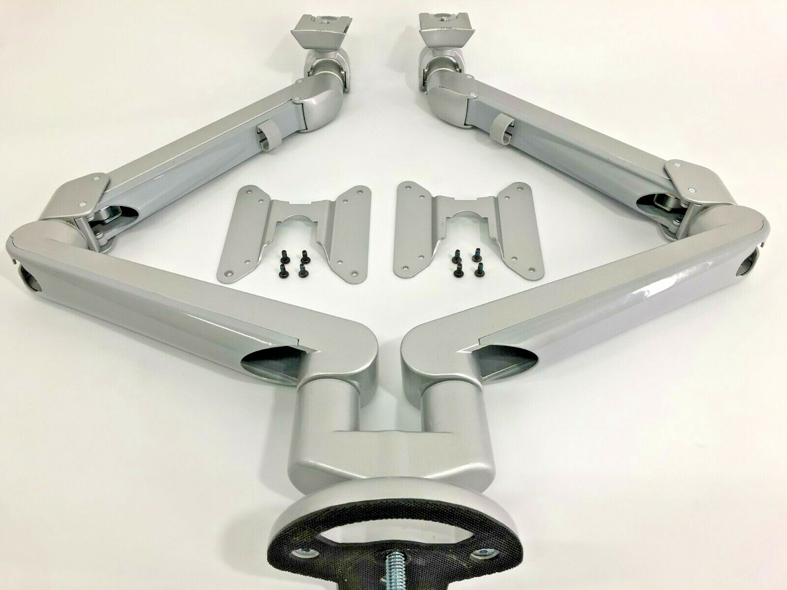 Heavy Duty Dual Arm Monitor Stand Desk Mount Adjustable Tension ESI EDGE2