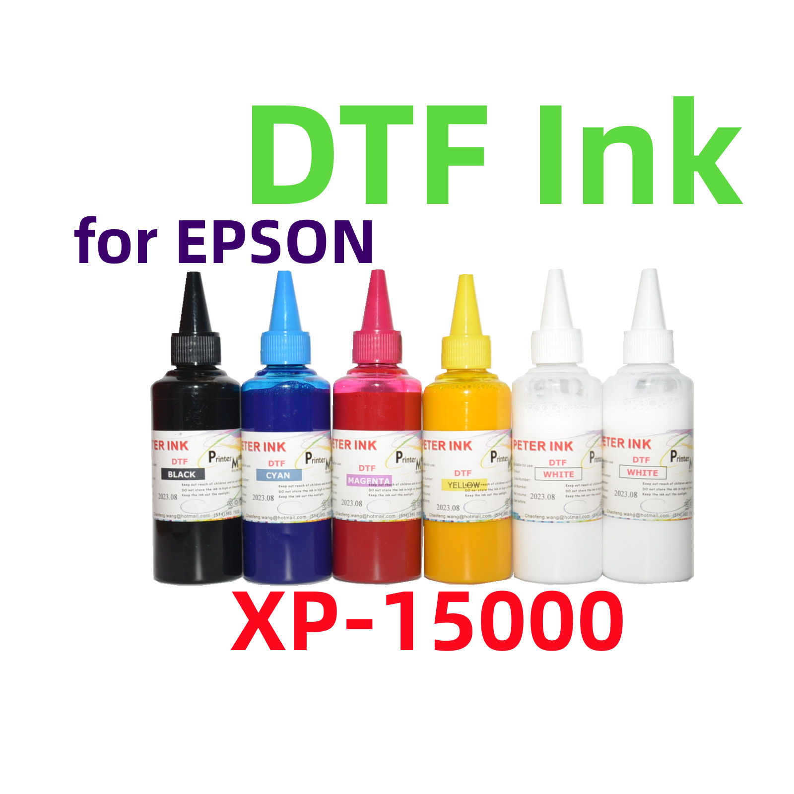 6X100ML Premium DTF refill Ink for Printer artisan 1430 1400 XP-15000  *
