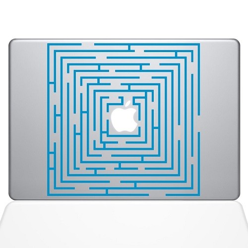 The Decal Guru 1288-MAC-12M-LB Maze Runner MacBook Decal Vinyl Sticker -