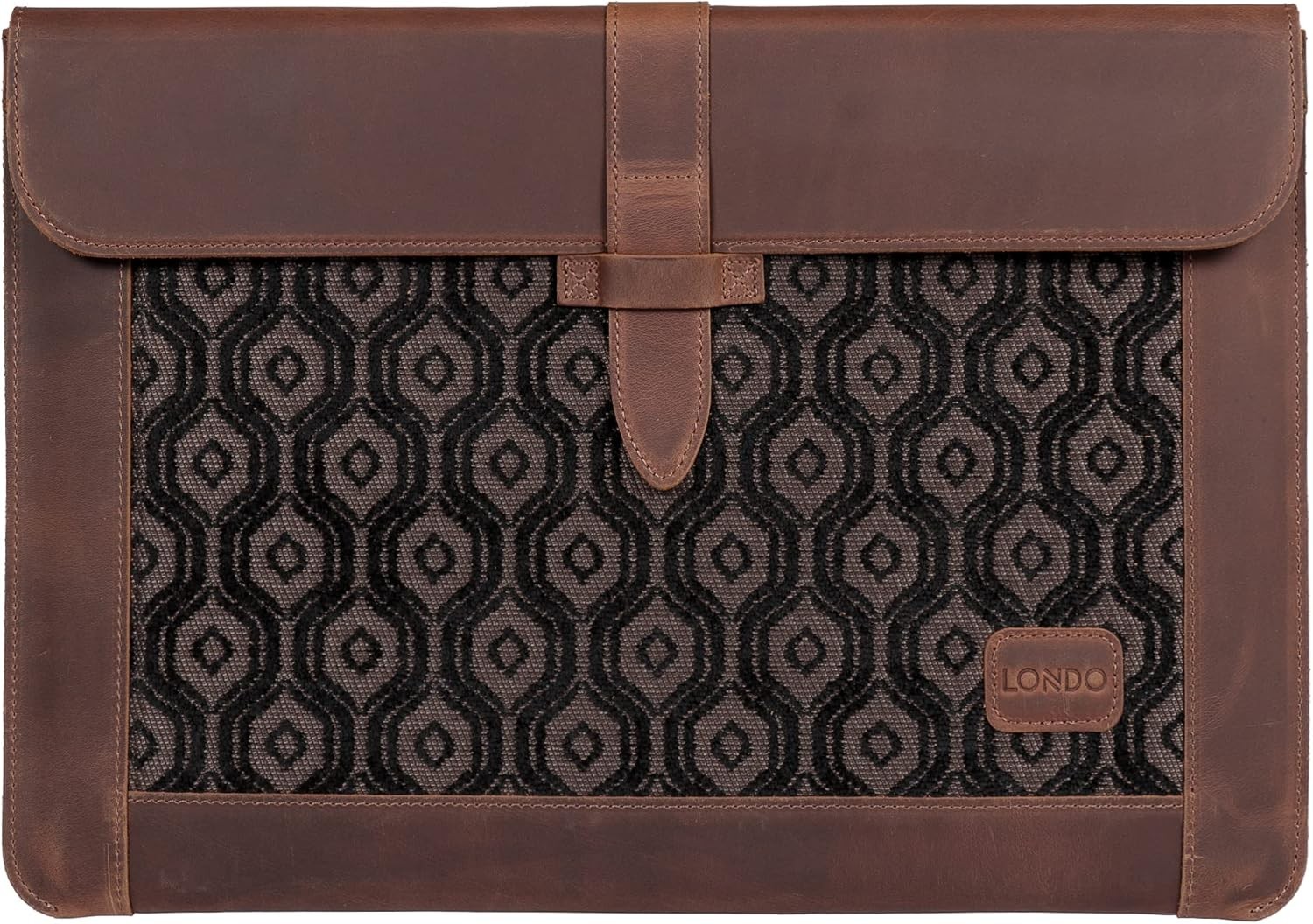 Top Grain Leather MacBook Bag Laptop Sleeve for 13-14 inches, Cinnamon 