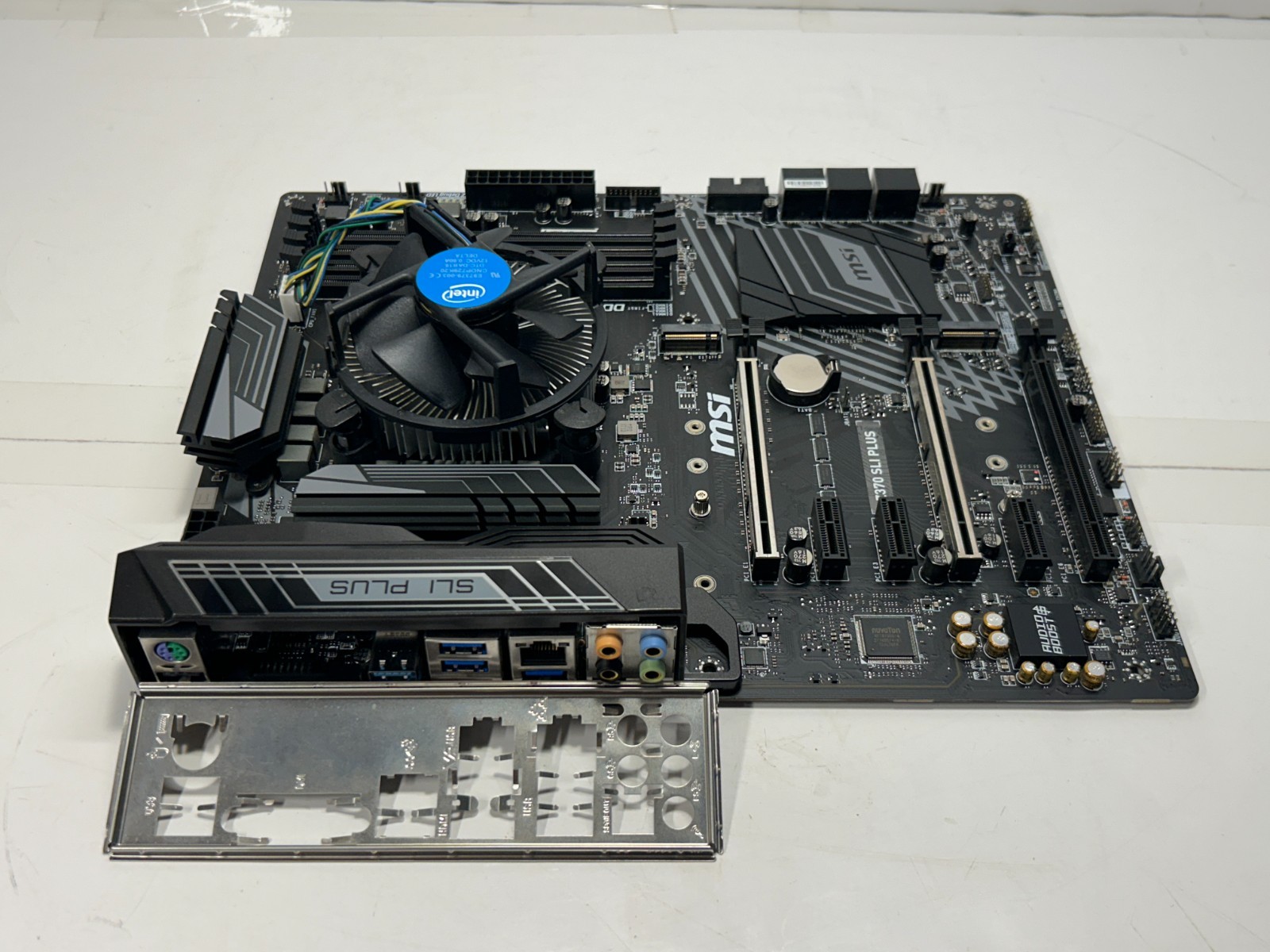 MSI Z370 SLI PLUS Intel LGA1151 ATX Motherboard DDR4 8th 9th Gen i3 CPU Included