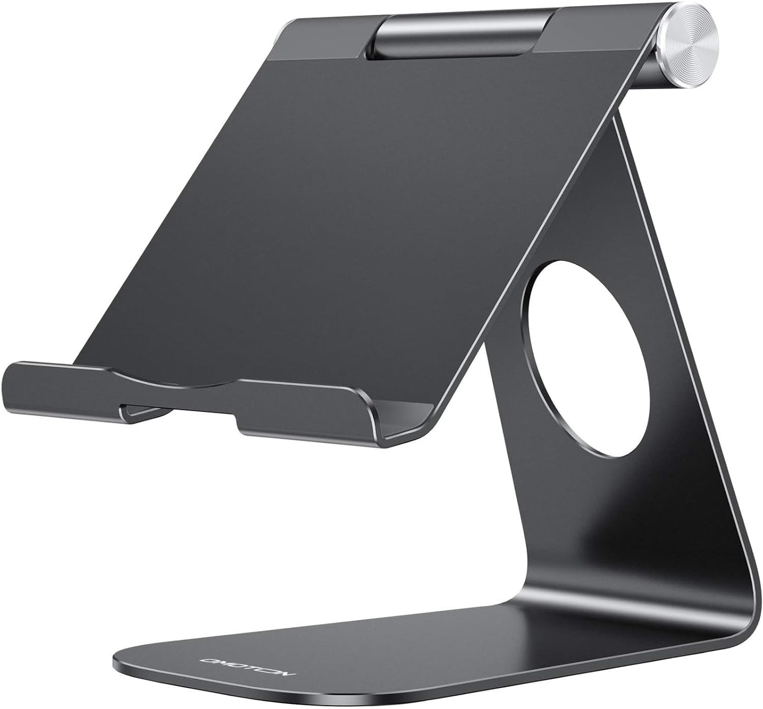 OMOTON Tablet Stand Holder Adjustable, T1 Desktop Aluminum Tablet Dock Cradle Co