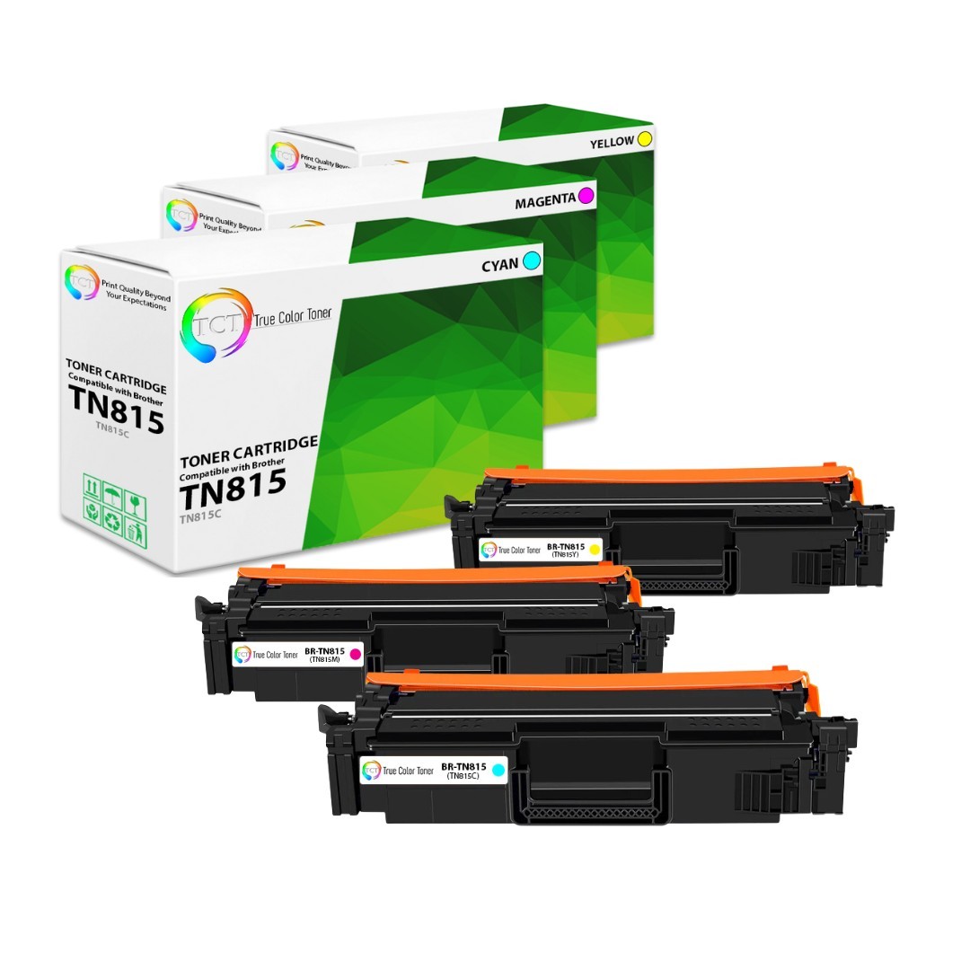 3Pk TCT Premium TN-815 CYM HY for Compatible Brother HL-L9430CDN Toner Cartridge