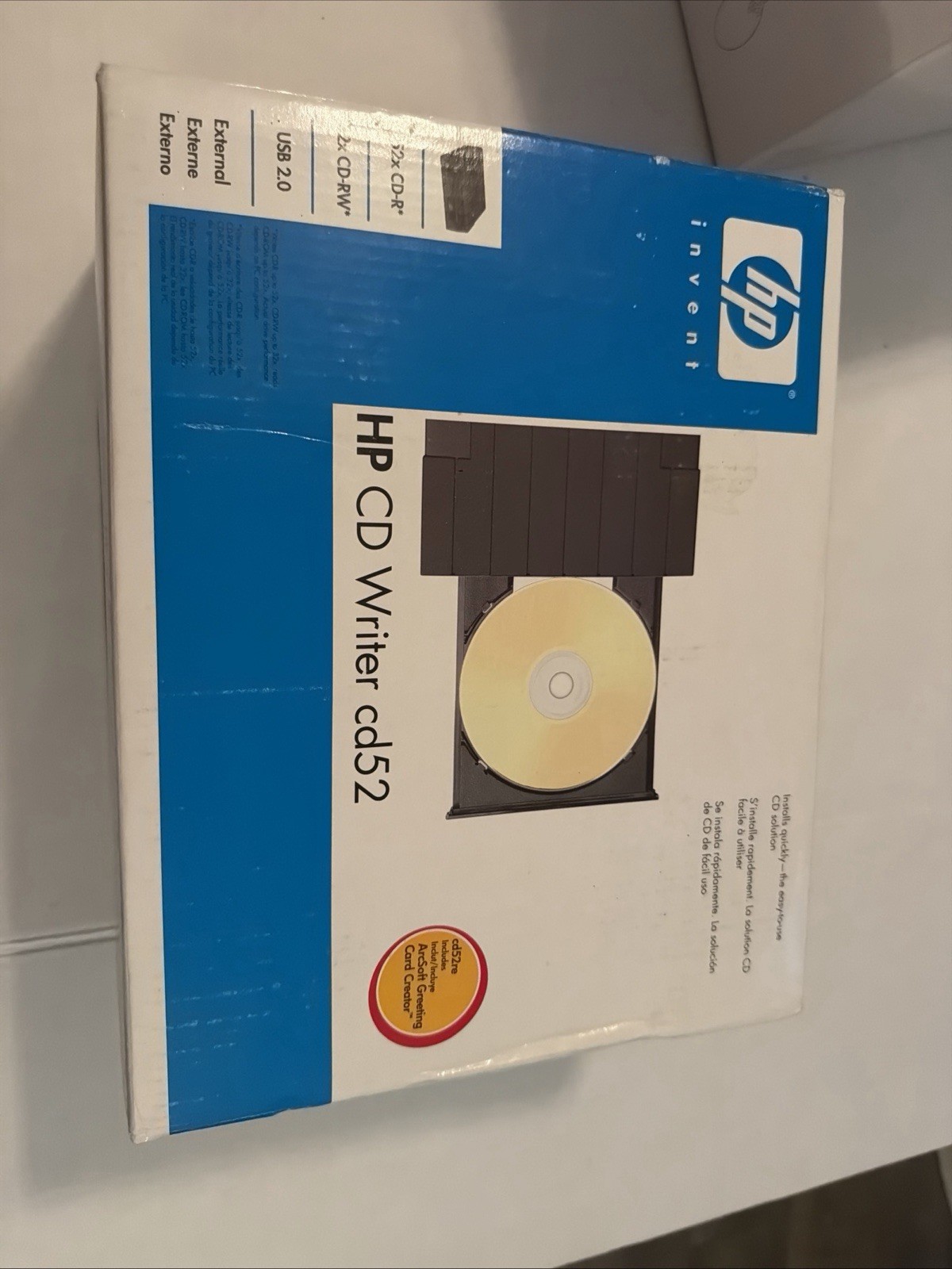 HP CD Writer CD52 CD-R/RW IDE Drive HP Invent 