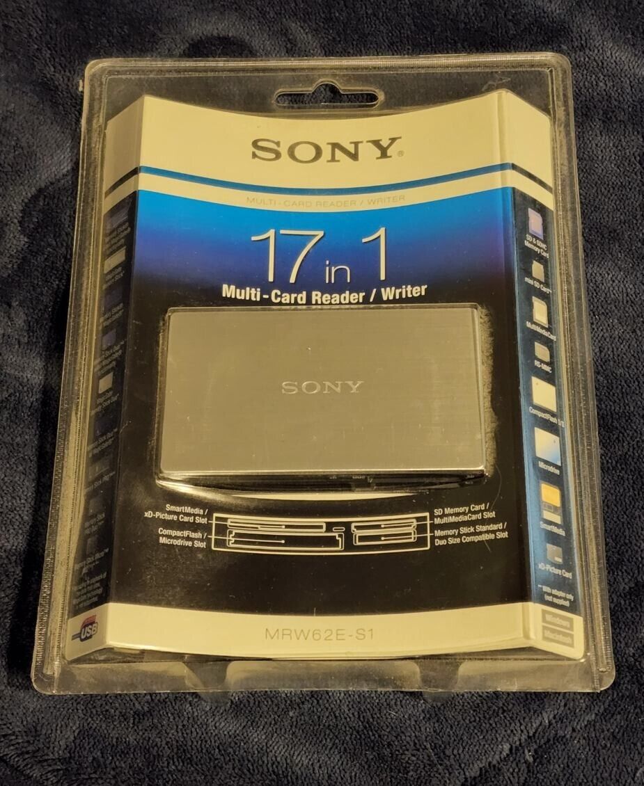 Sony 17 in 1 Multi-Card Reader Writer MRW62E-S1 New In Box 