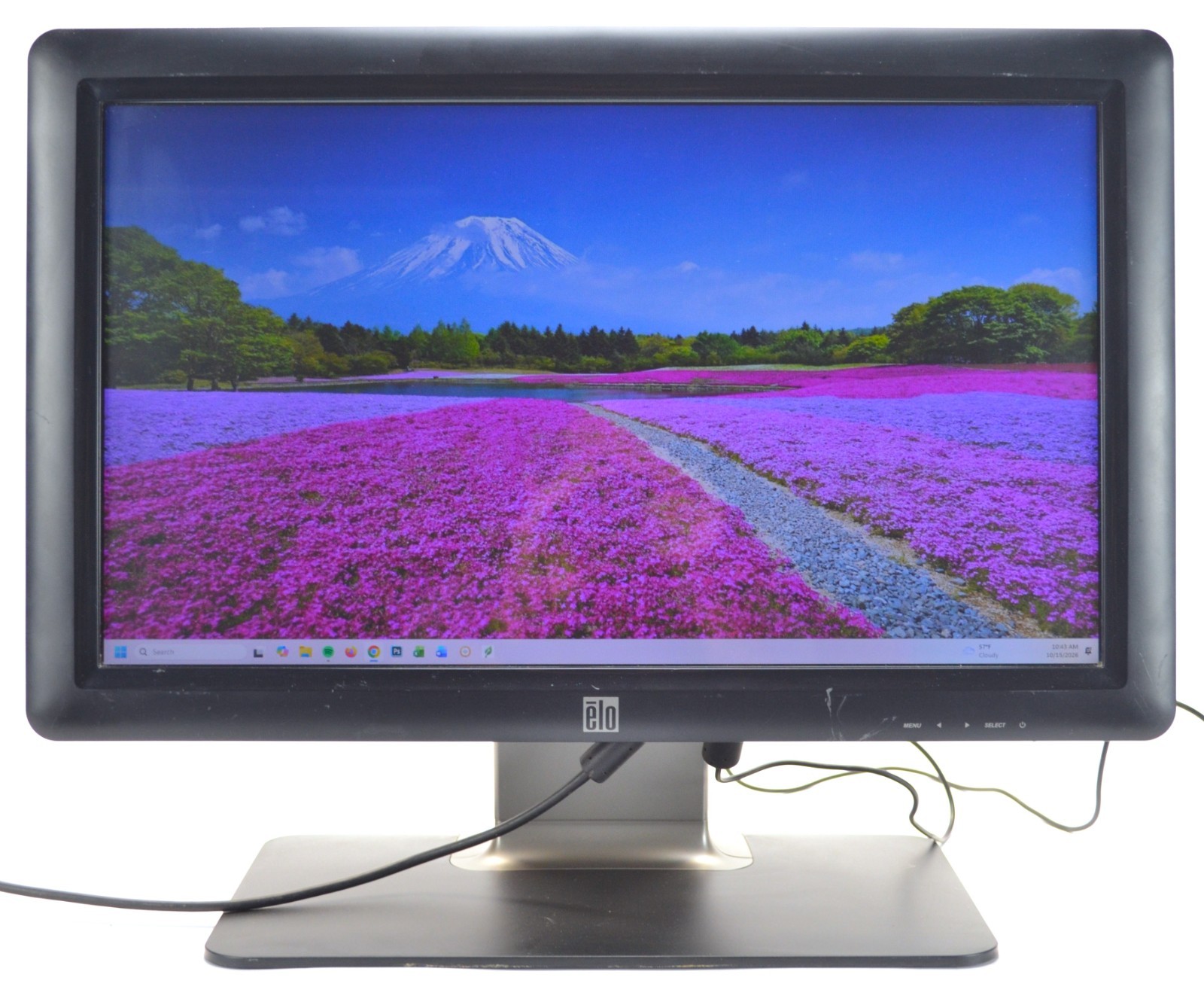ELO 2201L 22" Intellitouch Touchscreen LED Monitor E107766 w/Power Adapter