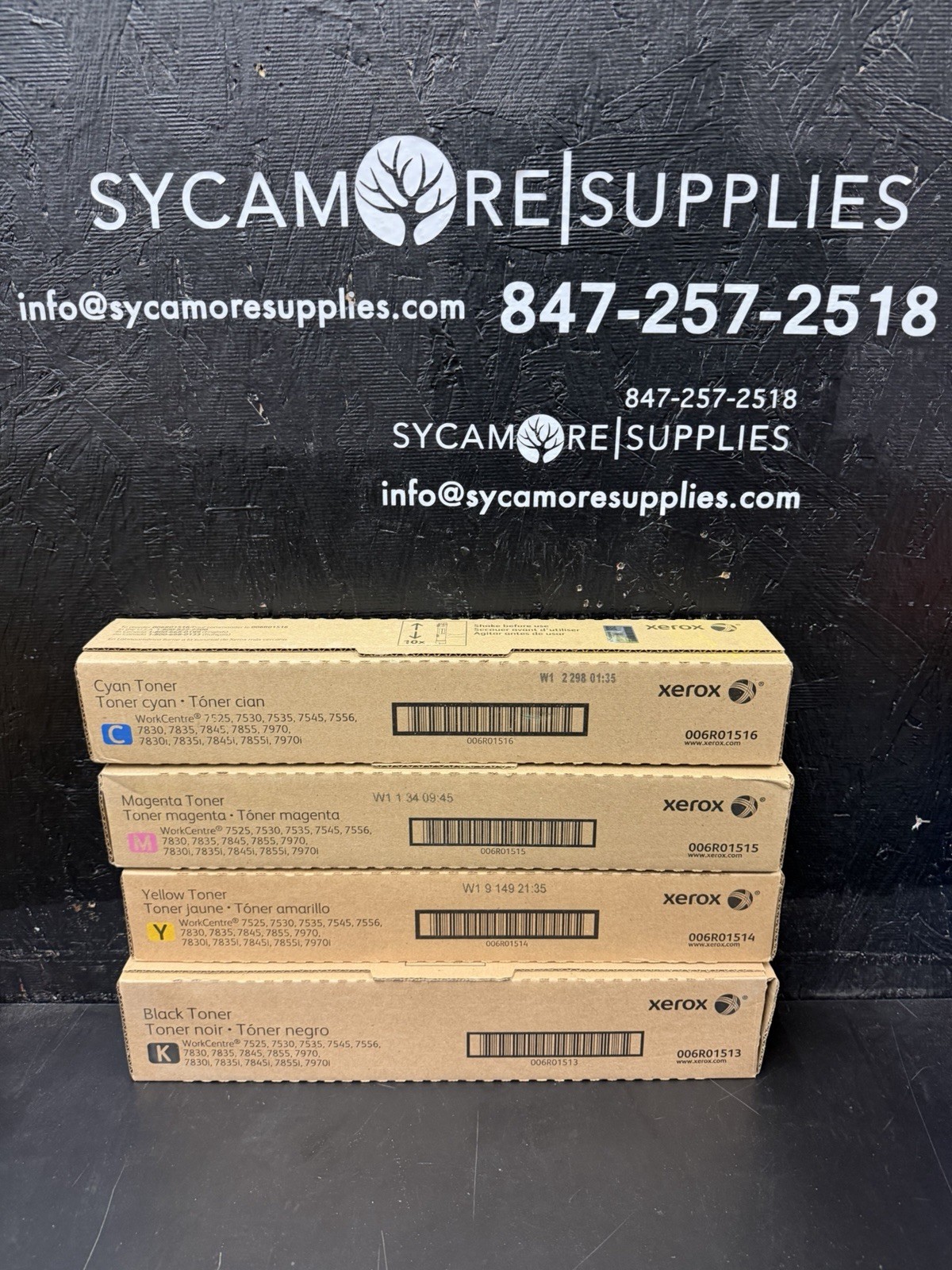 Xerox WorkCentre 7830 / 7556 / 7855 / C8055 Toner Set CMYK