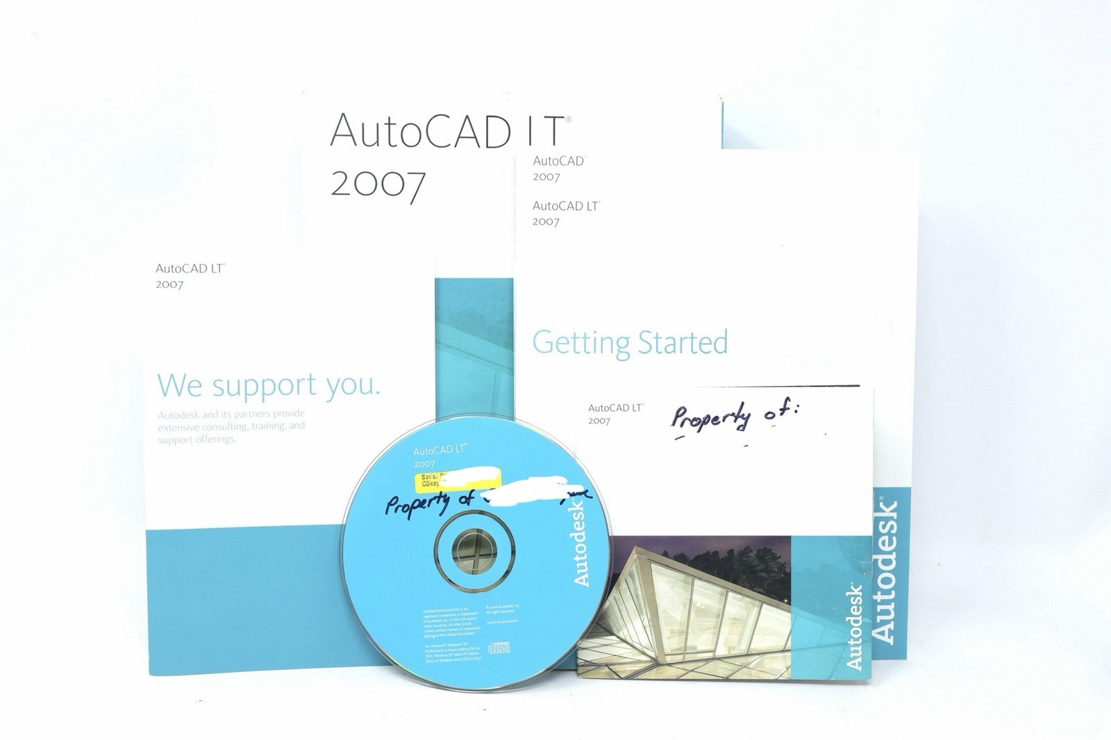 AutoCAD LT 2007 Autodesk Drafting Software in Box Serial Activation Key Untested