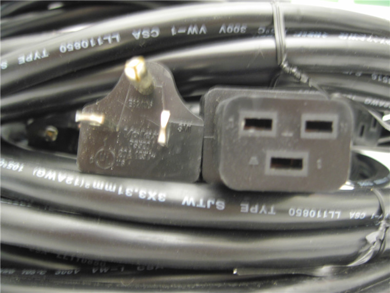 Volex 13.5' Power Cords, VSC19 Female, PS520 Male, 20A 125V, Lot of 5
