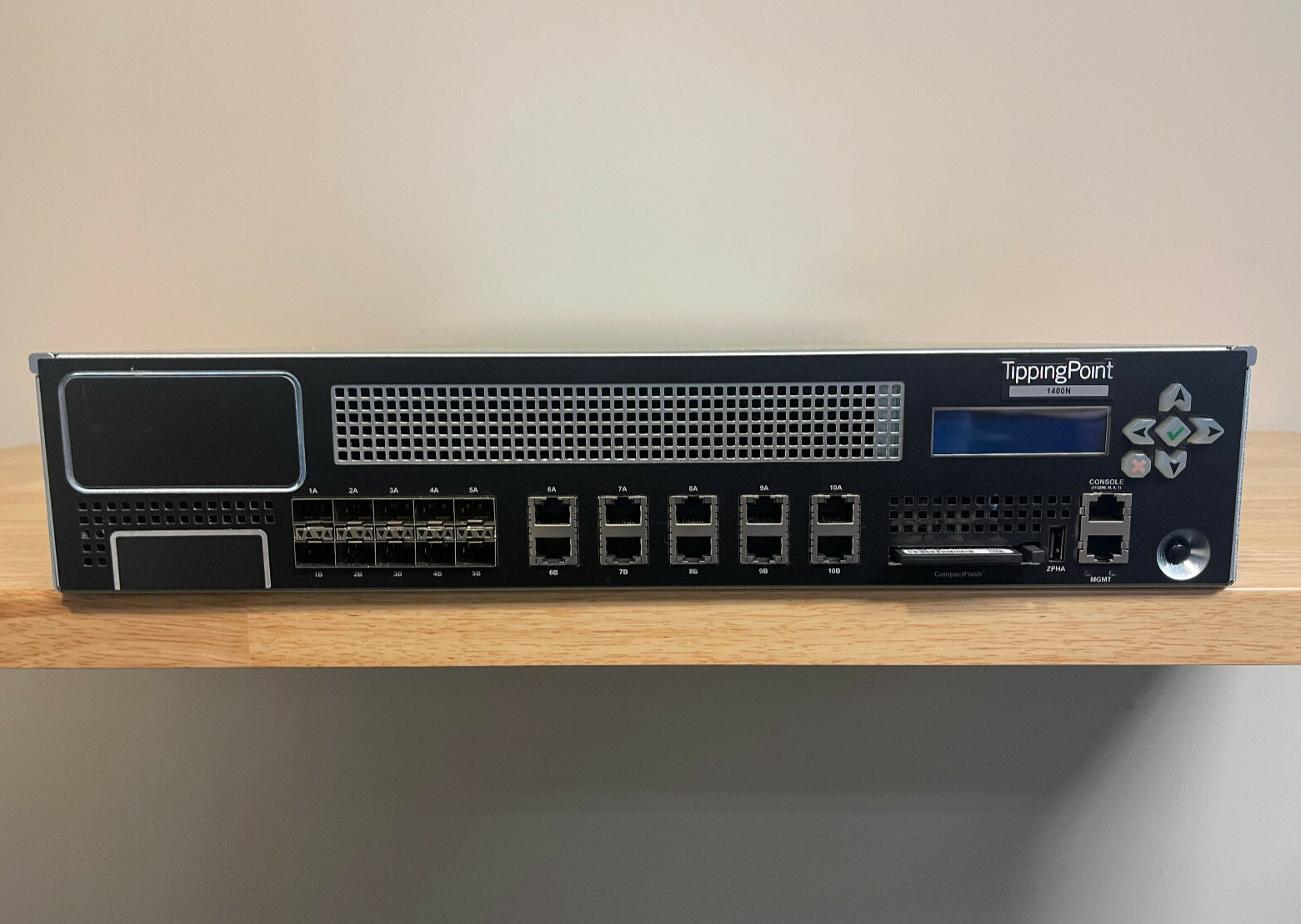 HP TippingPoint S1400N IPS Intrustion Prevention System 10x RJ45 2x PSU 10x SFP
