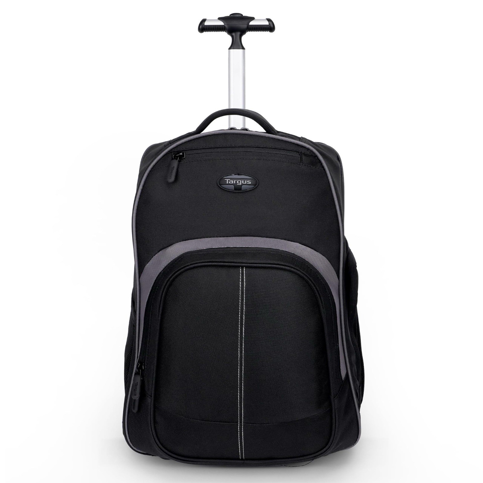Targus 16 Inch Compact Rolling Backpack Black Wheeled Travel Bag EUC