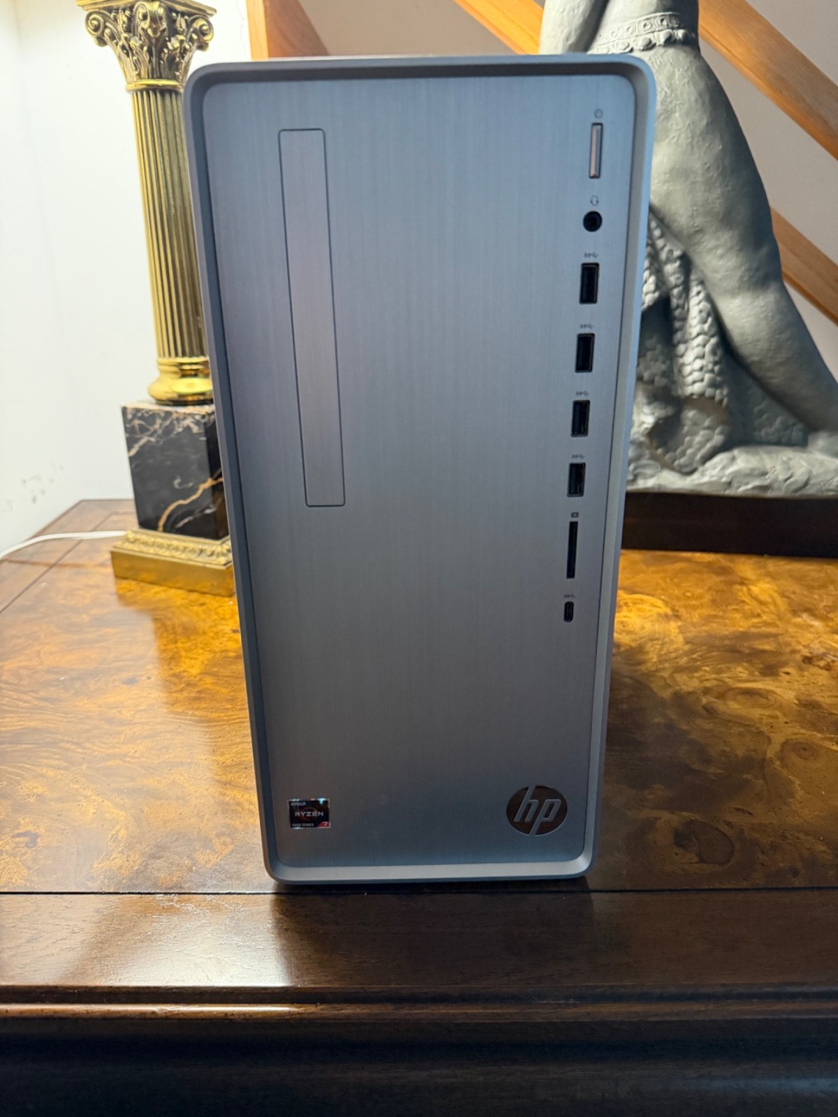 HP Pavilion Desktop Ryzen 7 5000 Series PC Tower PARTS REPAIR READ