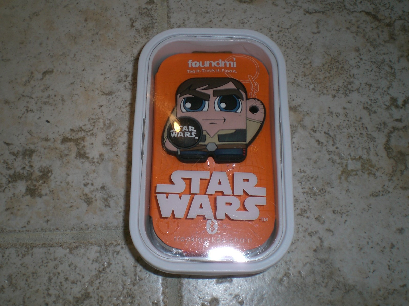Official Foundmi Star Wars Han Solo App Enabled Bluetooth Tracking Tag New
