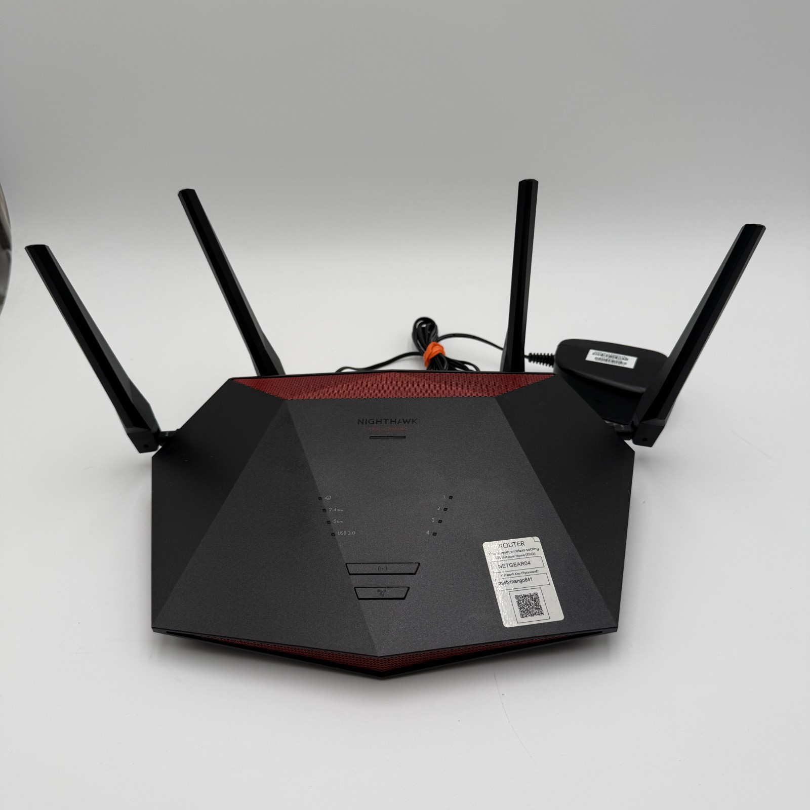 NETGEAR Nighthawk Pro Gaming Wi-Fi 6 Router - Black (XR1000-100NAS) Tested Works