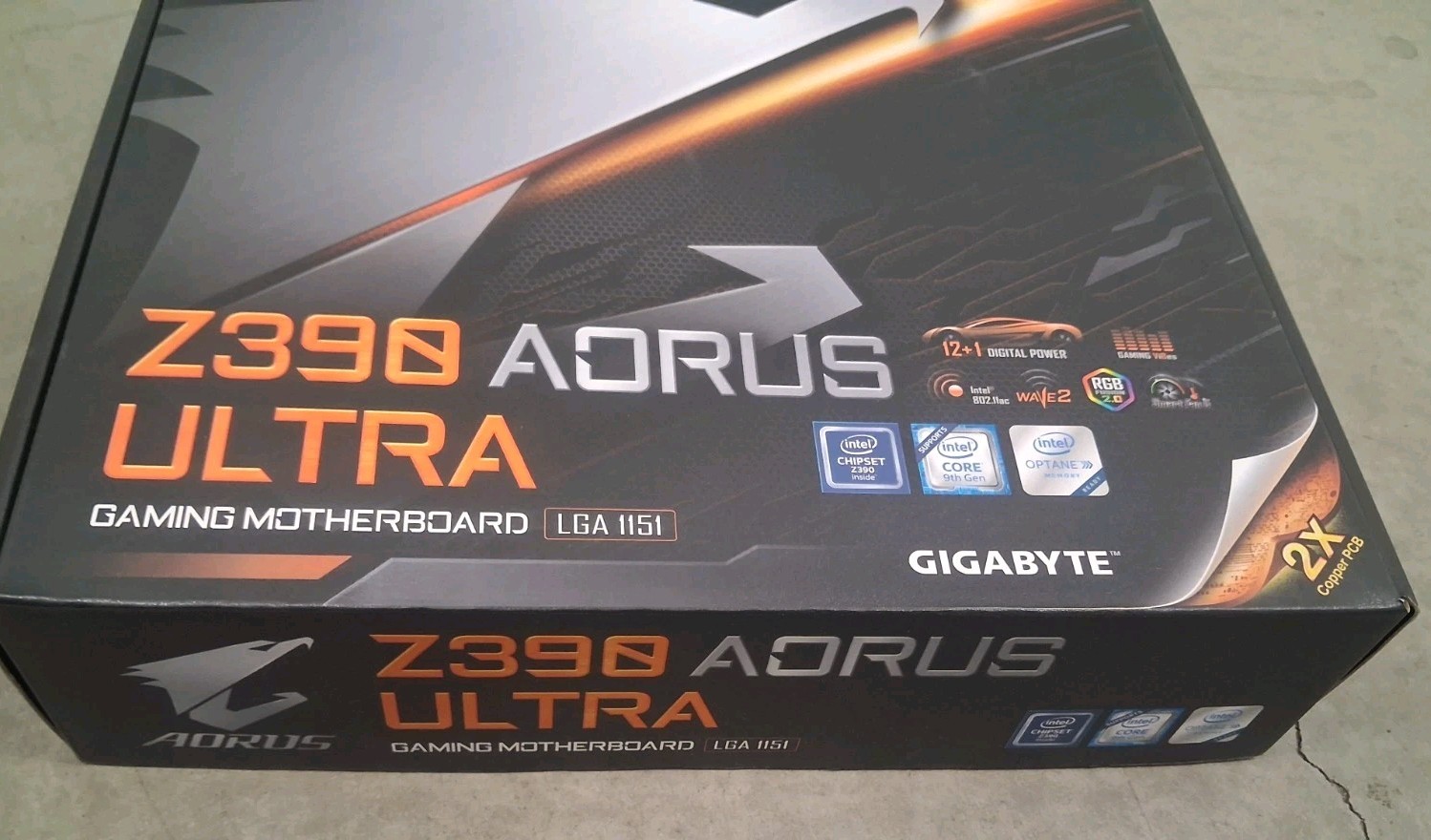Gigabyte Z390 Aorus Ultra LGA 1151 DDR4 M.2 ATX Gaming Motherboard