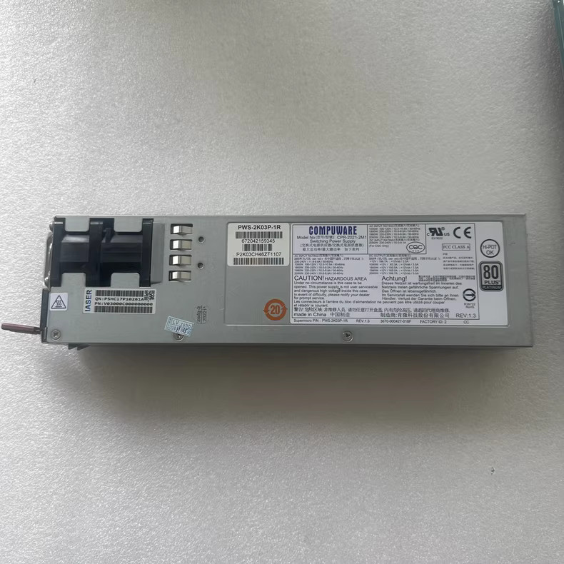 Supermicro PWS-2K03P-1R 2000W Server Power Supply Module