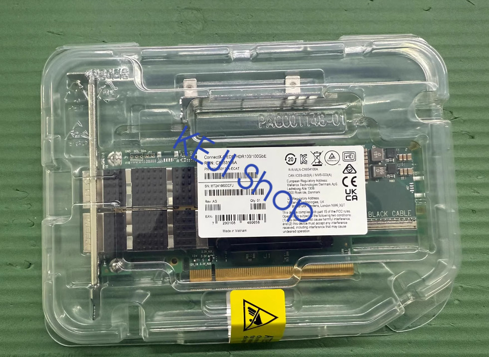 1PCS Brand NEW Mellanox MCX653106A-ECAT network card Fast Shipping Fedex/DHL