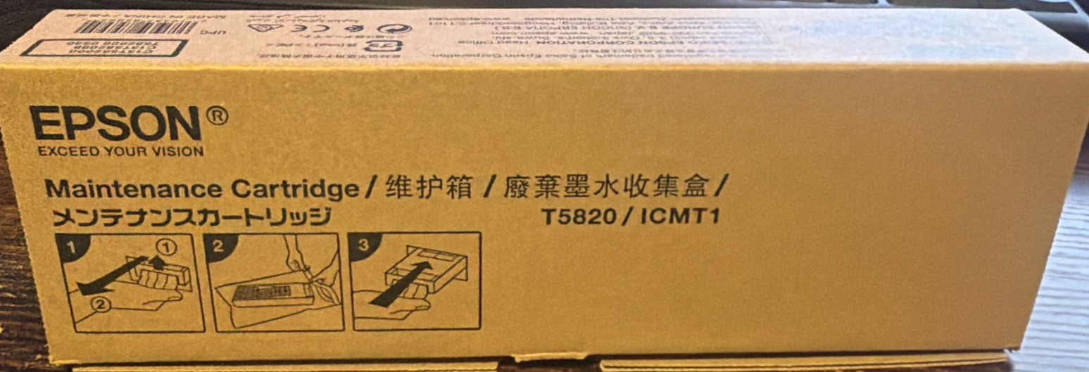 T5820 Original Epson Ink Maintenance Tank T58200 for Stylus Pro3800 3880 SC-P800
