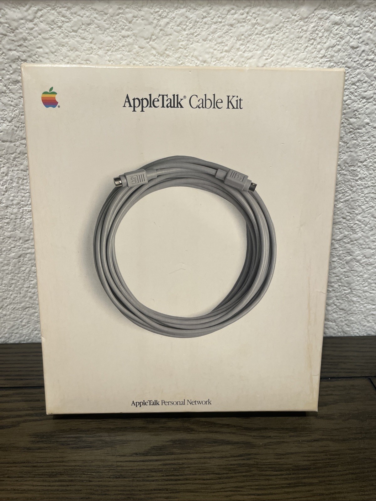 VINTAGE 1986 AppleTalk Cable Kit M2055 Apple Talk Personal Network - Rare NOS
