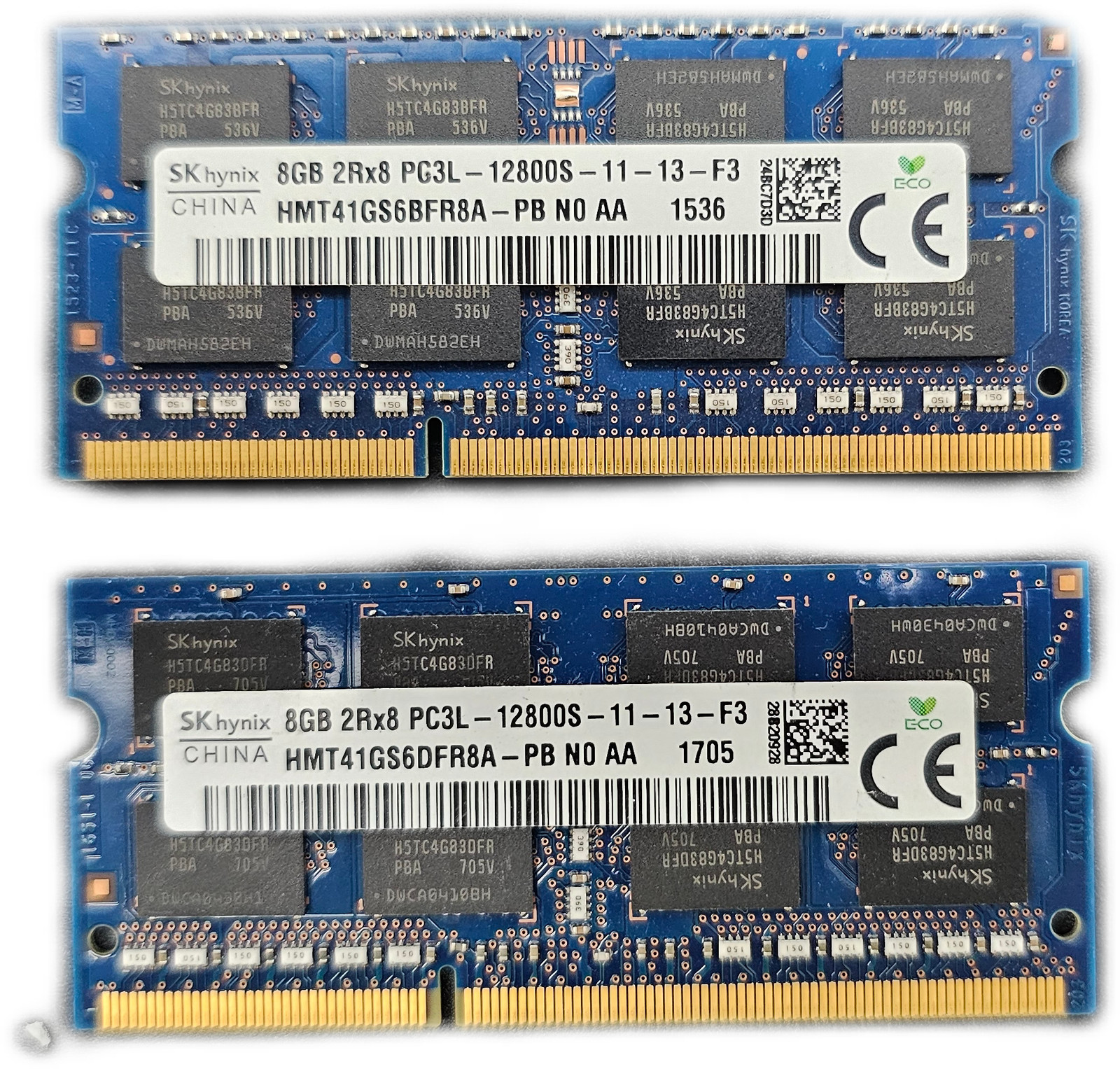 SK HYNIX 16GB DDR3L SO-DIMM PC3-12800 Laptop RAM (2X8GB)