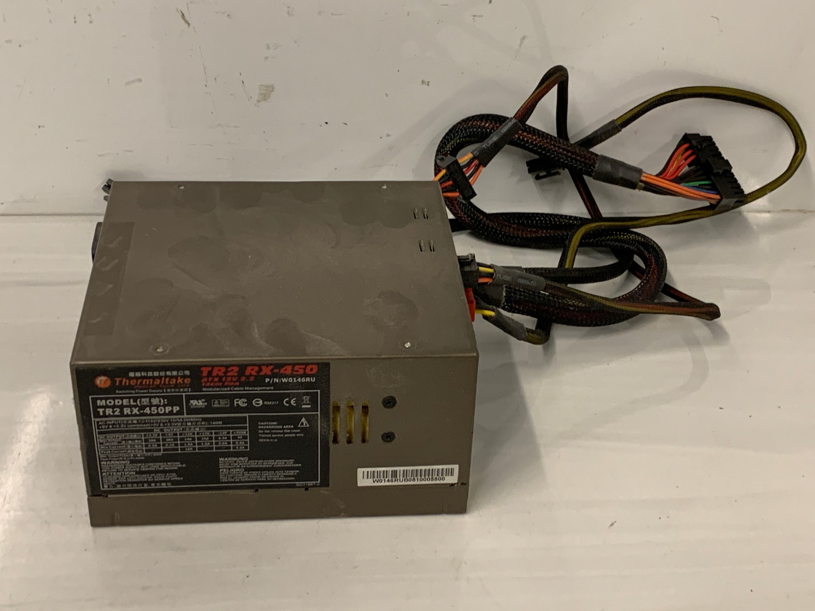 Thermaltake TR2 RX 450W ATX Semi-Modular Power Supply PSU W0146RU