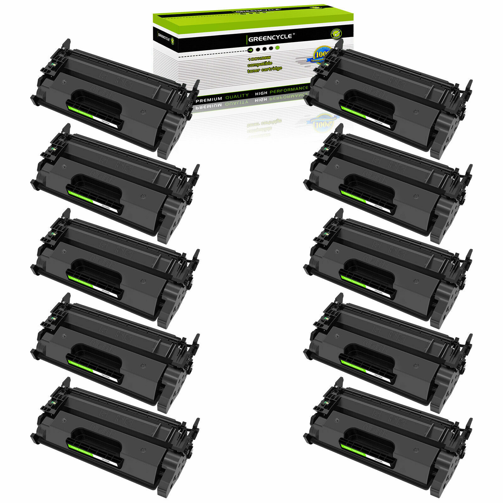 10pk CF226A 26A Toner Compatible for HP LaserJet Pro M402 M402dne MFP M426