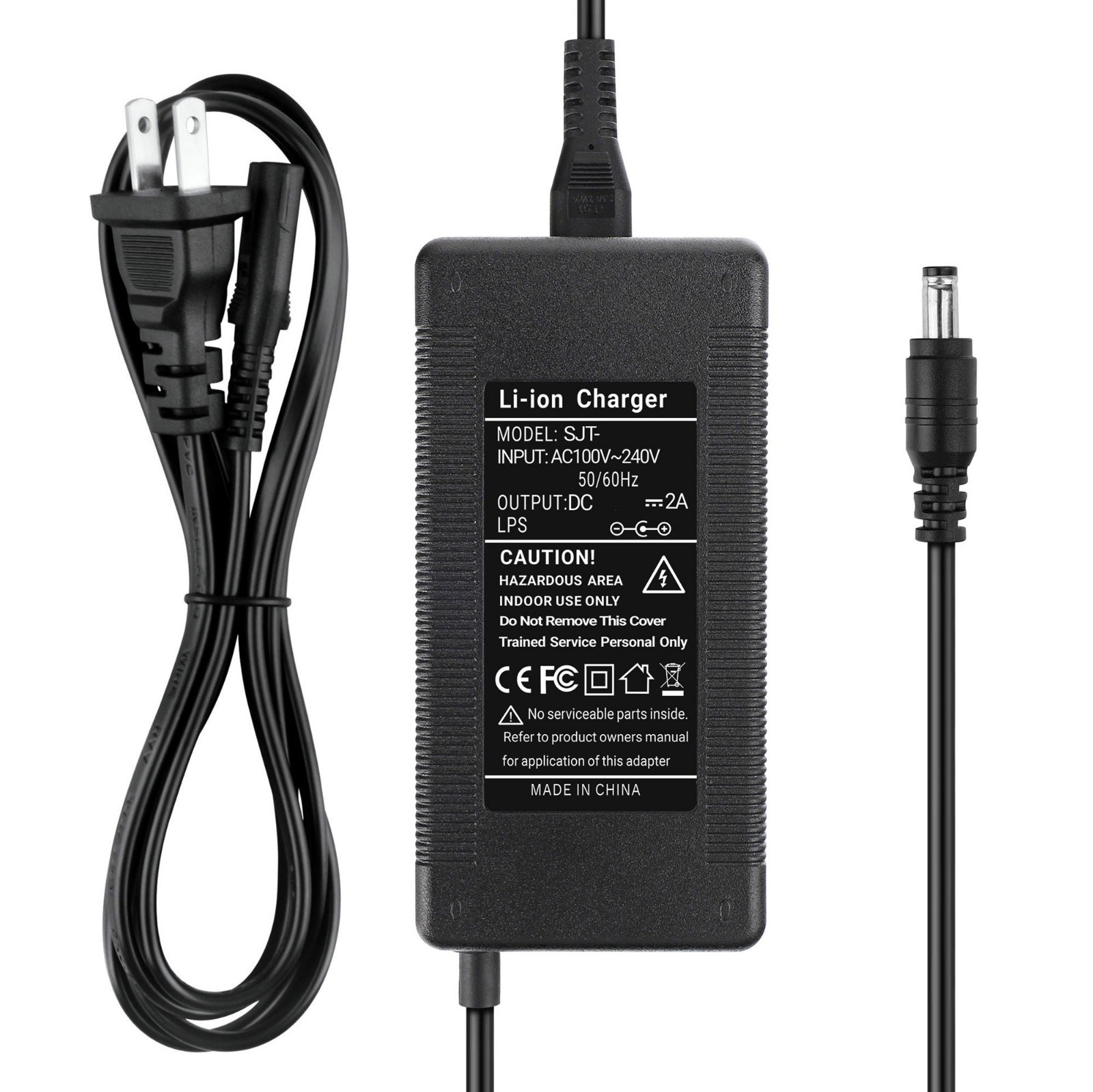 54.6V 2A AC Adapter Charger For Caroma P4 Electric Scooter 48V Power Mains Cord
