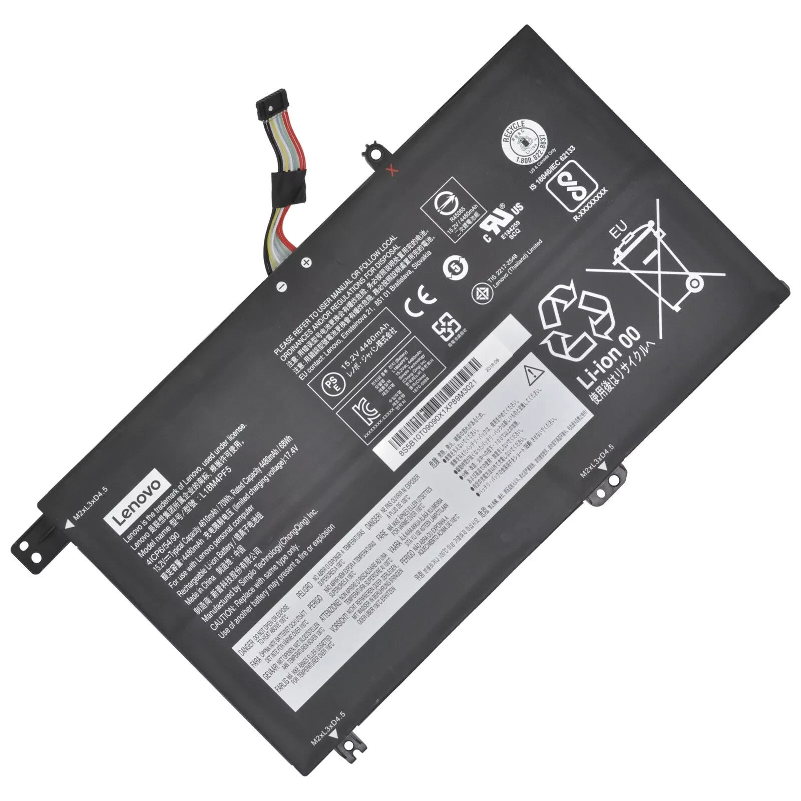 Genuine L18M4PF5 L18L4PF0 battery Lenovo Ideapad S540-15IWL GTX S540-15IWL 15IML