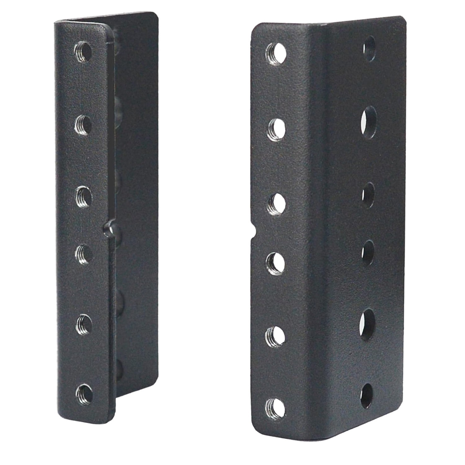 2U Rack Mount Rails - Durable Alloy Steel Tapered Holes Included