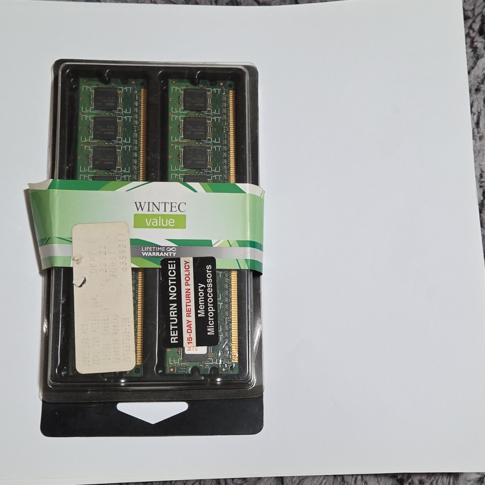 Wintec Value 4GB Kit (2x2GB) DDR2-667 PC2-5300 200-Pin SO-DIMM RAM