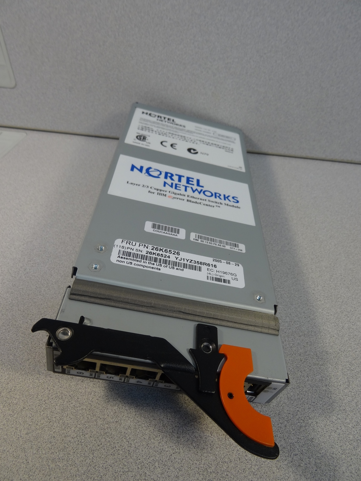 IBM 26K6526 NORTEL NETWORKS LAYER 2 3 ETHERNET SWITCH MODULE FOR IBM SERVER