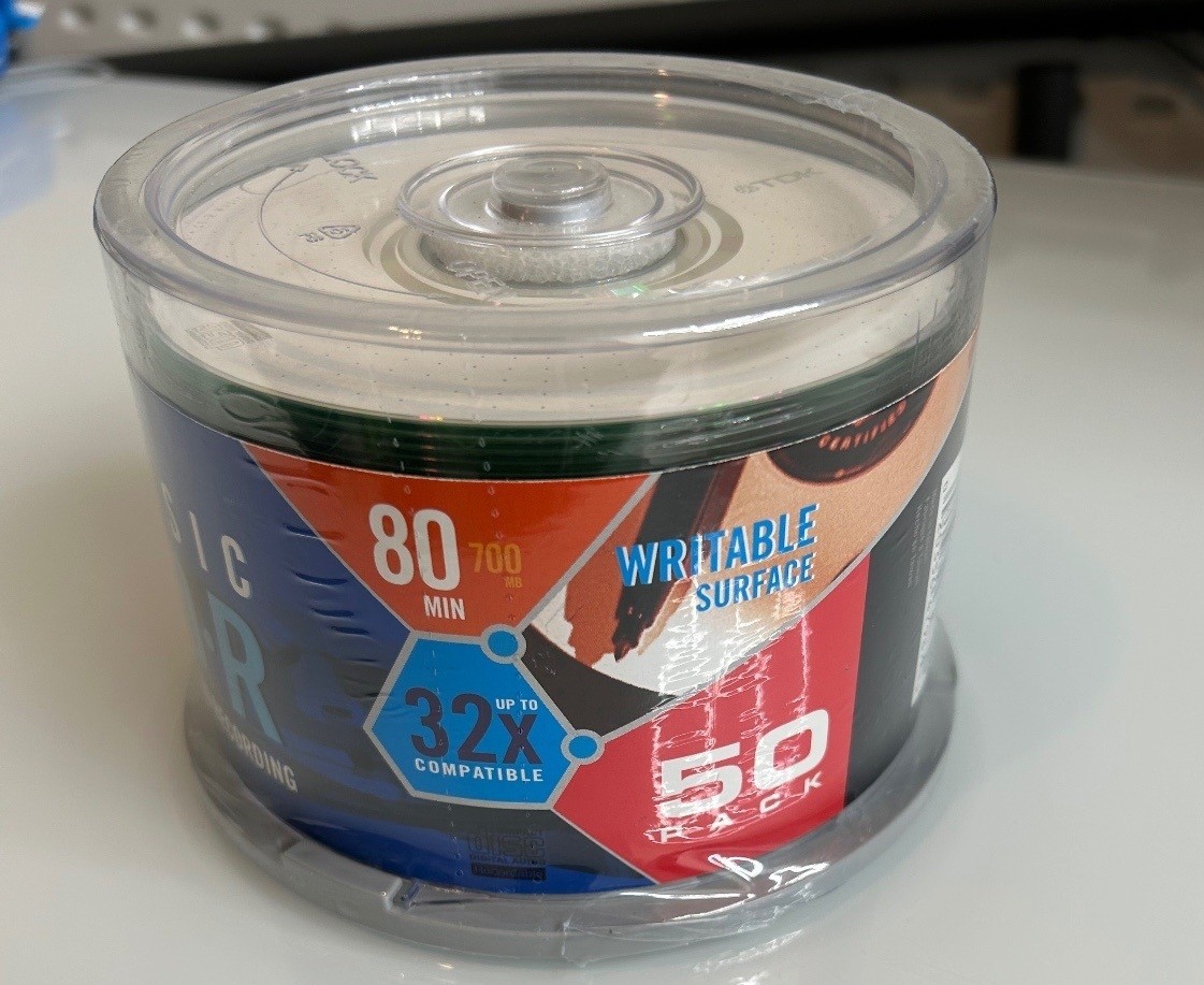 TDK Music CD-R Audio Recording 80 min 700MB Up To 32X Compatible 50 Pack
