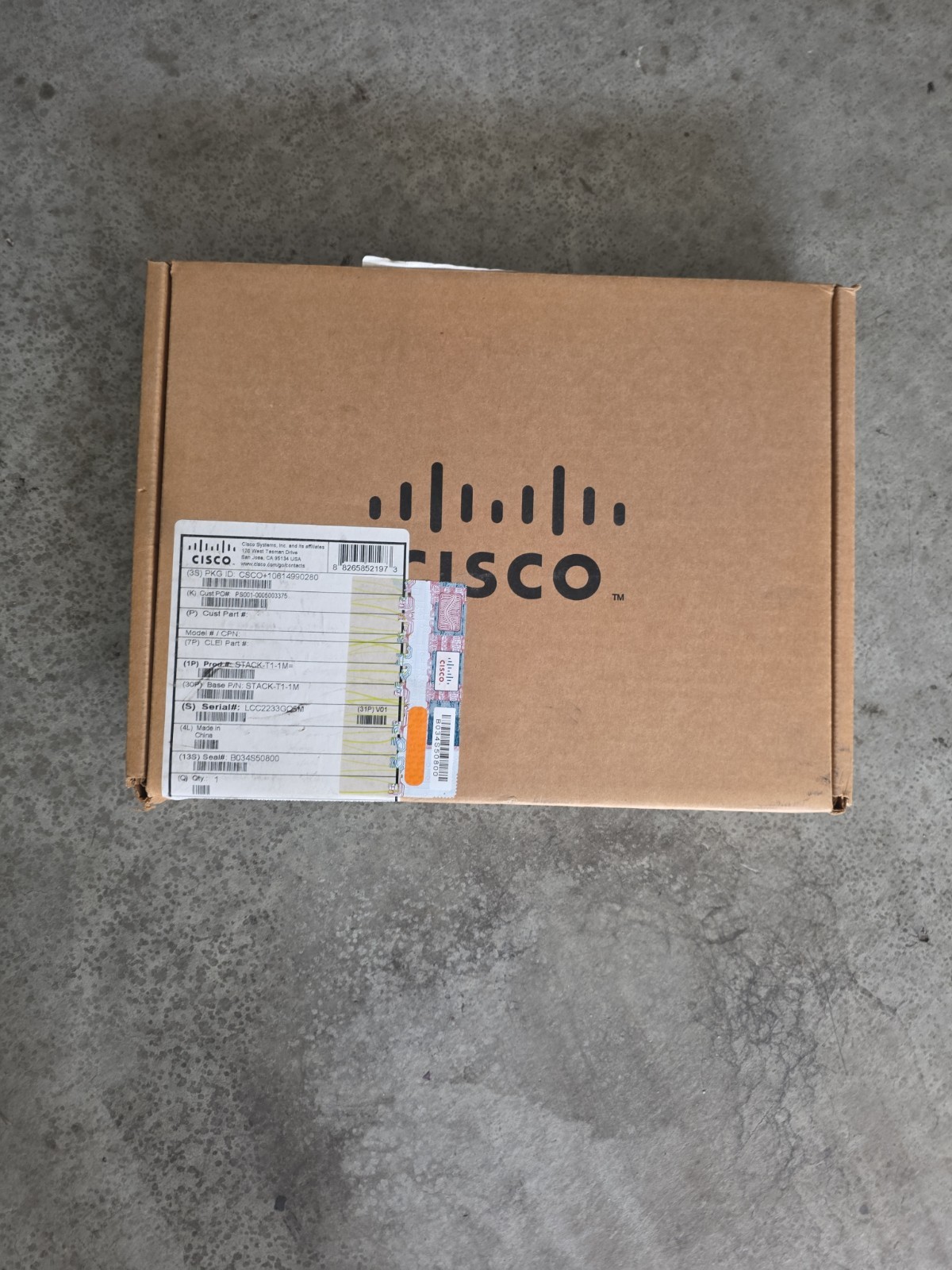 Cisco Systems STACK-T1-1M StackWise-480 1-meter