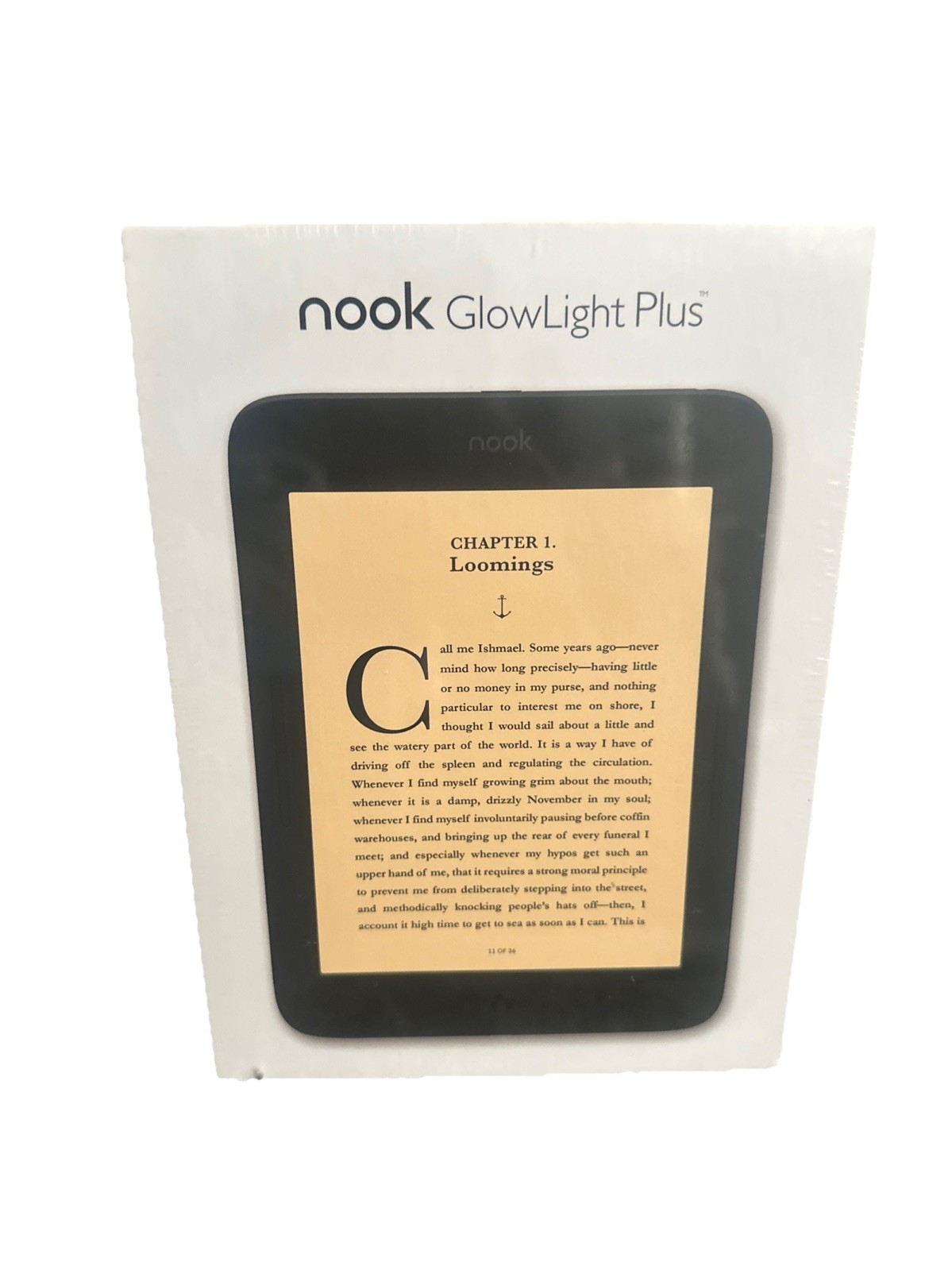 Barnes & Noble NOOK GlowLight Plus eReader - 7.8" 8GB BNRV700 Waterproof Sealed
