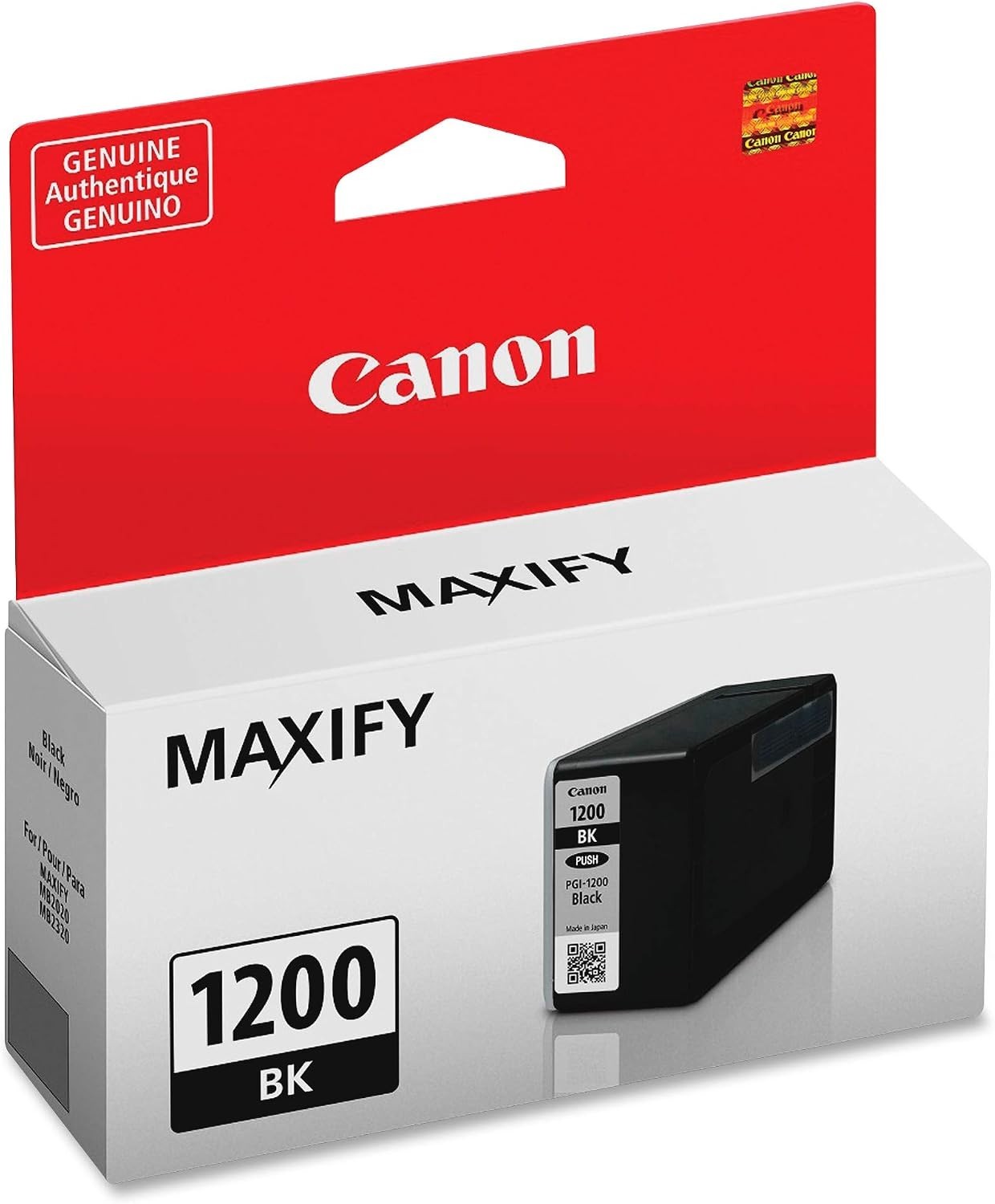 NEW Canon PGI-1200 Ink Jet Cartridge Black OEM Genuine SEALED