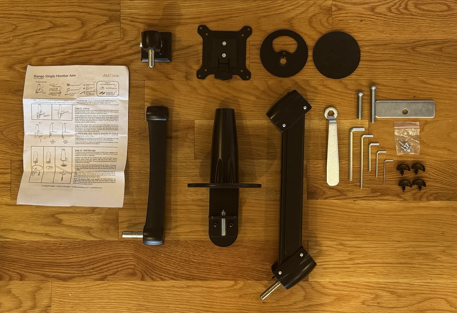 Uplift Desk Range Single Monitor Arm