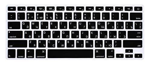 HRH Russian Language Silicone Keyboard Cover Skin for MacBook Air 13,for MacBook