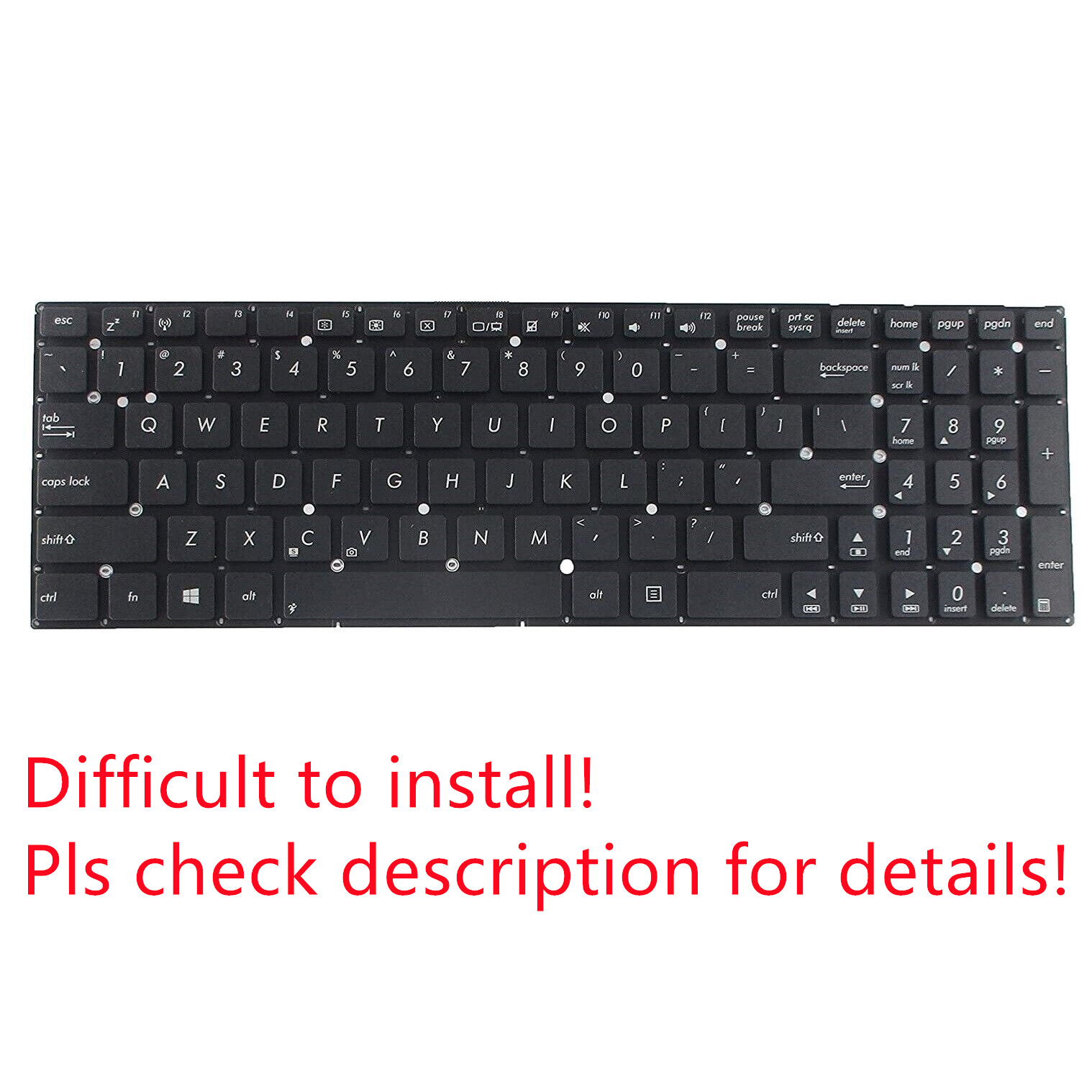 Original US Keyboard for ASUS R500A